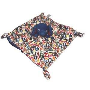 Eric Carle Elephant Security Blanket Lovey Alphabet ABC Colorful‎ Baby Plush Toy